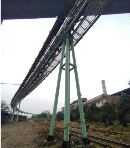 煉鐵廠高輔車(chē)間Φ300管帶機(jī)通廊加固設(shè)計(jì)